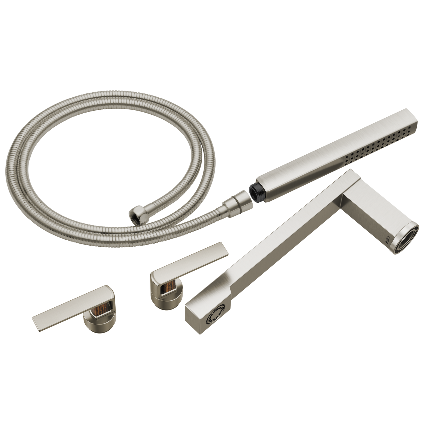 Brizo T70399 Frank Lloyd Wright Two-Handle Tub Filler Trim Kit with Gap Lever Handles