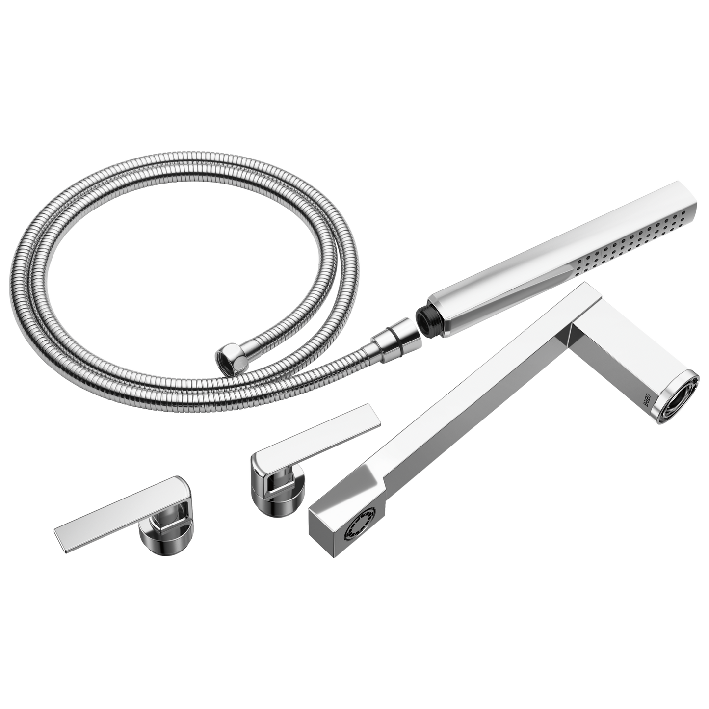 Brizo T70399 Frank Lloyd Wright Two-Handle Tub Filler Trim Kit with Gap Lever Handles