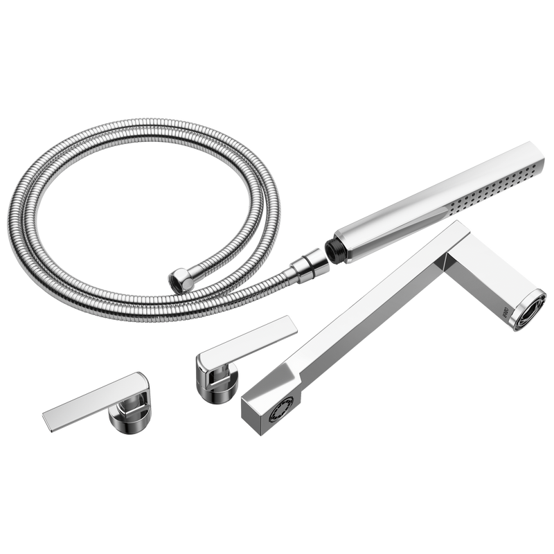 Brizo T70399 Frank Lloyd Wright Two-Handle Tub Filler Trim Kit with Gap Lever Handles