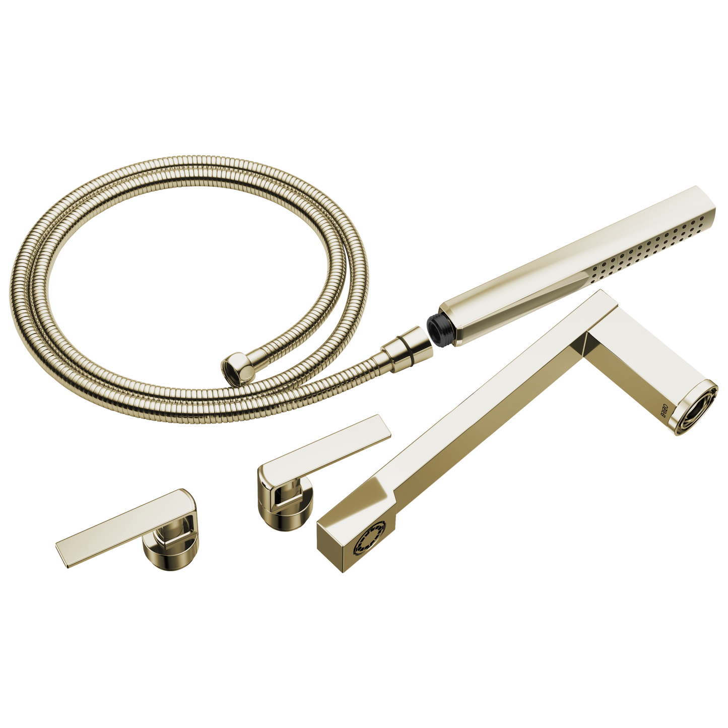 Brizo T70399 Frank Lloyd Wright Two-Handle Tub Filler Trim Kit with Gap Lever Handles