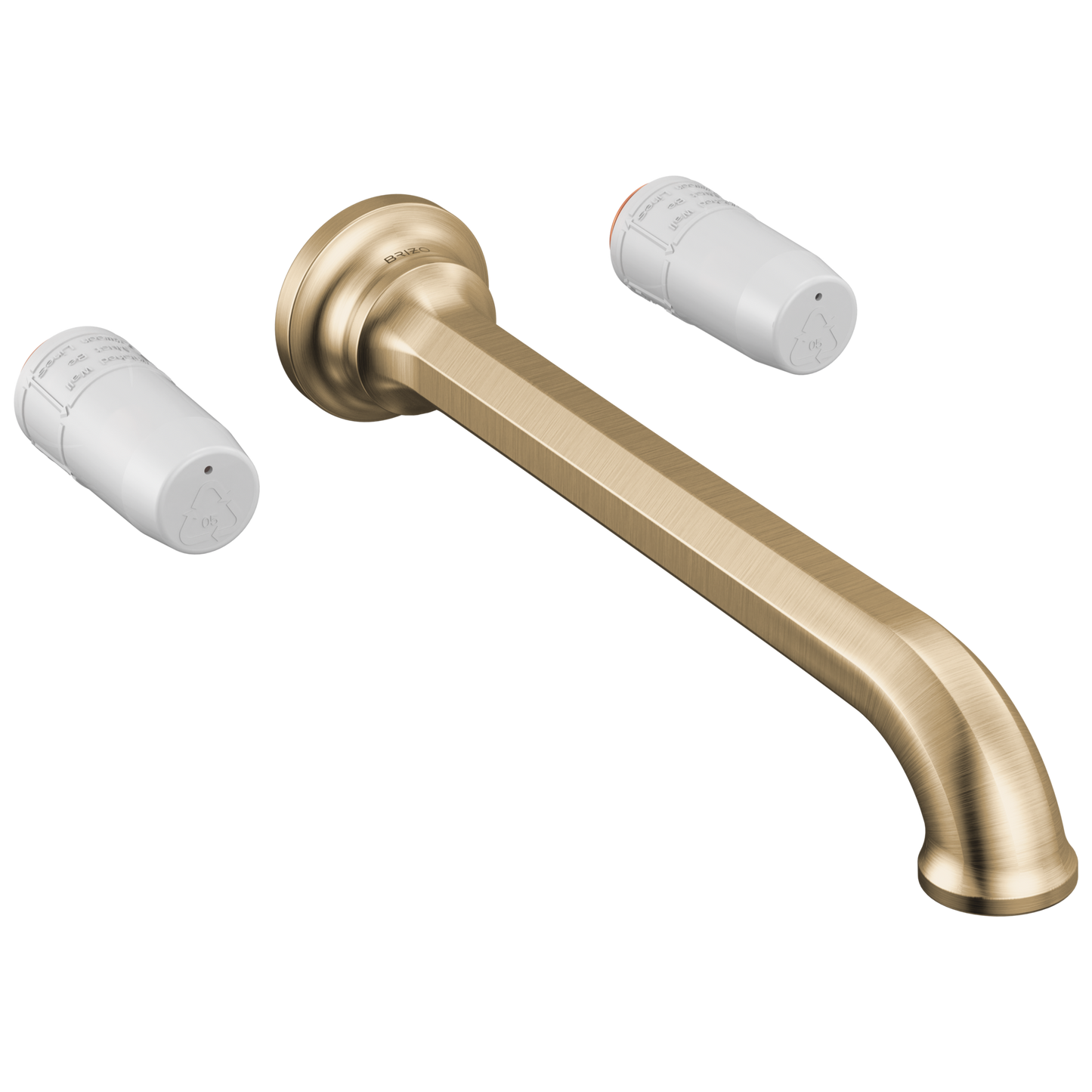 Brizo T70465-LHP Beauclere Two Handle Wall Mount Tub Filler - Less Handles