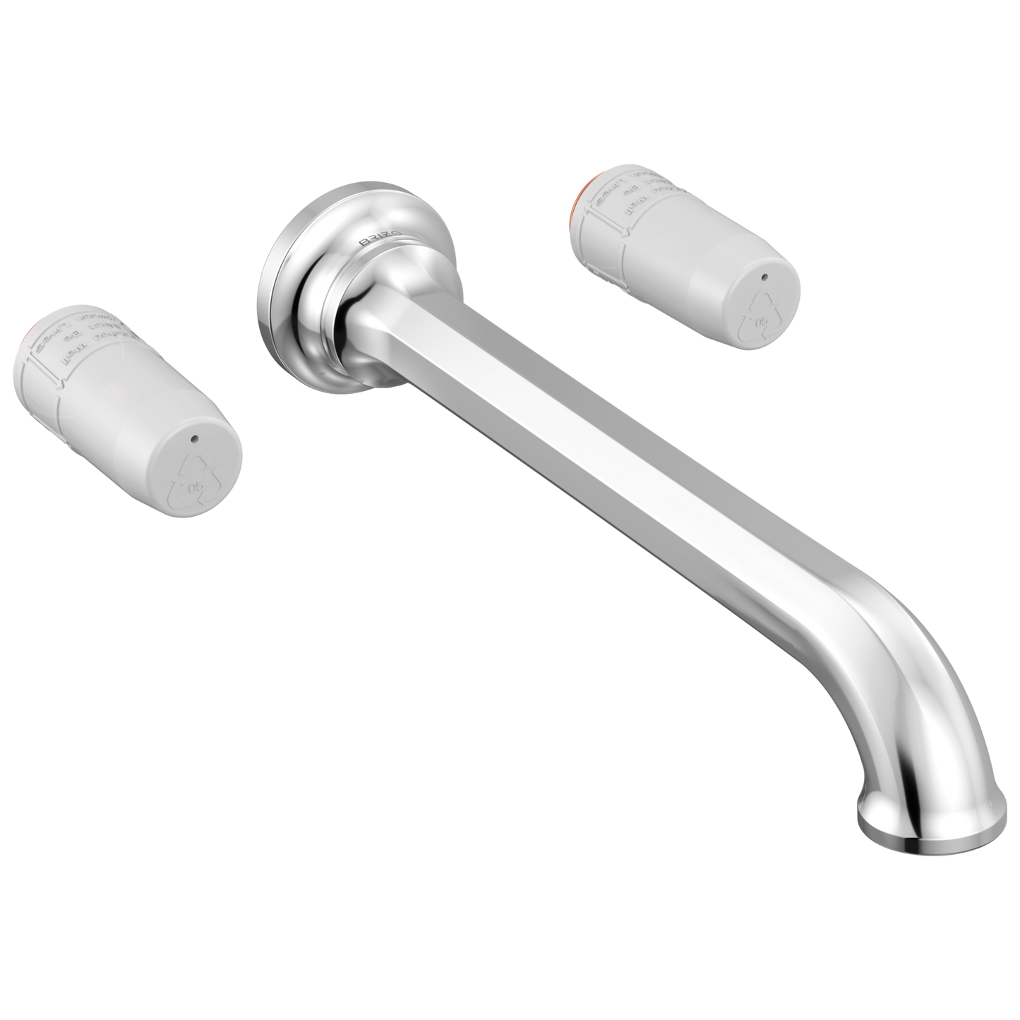 Brizo T70465-LHP Beauclere Two Handle Wall Mount Tub Filler - Less Handles