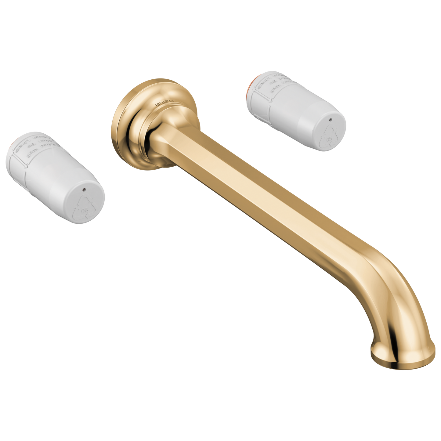 Brizo T70465-LHP Beauclere Two Handle Wall Mount Tub Filler - Less Handles