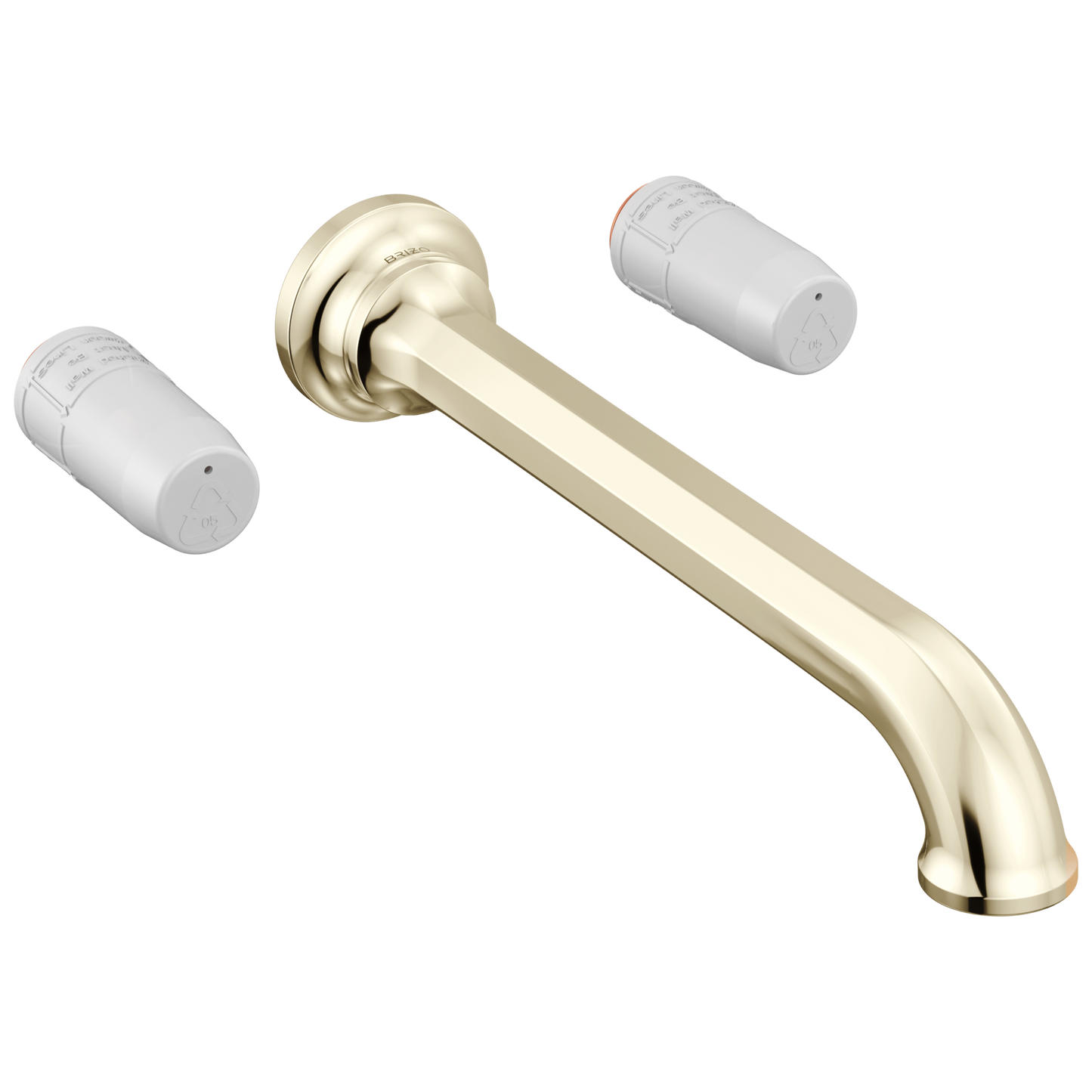 Brizo T70465-LHP Beauclere Two Handle Wall Mount Tub Filler - Less Handles