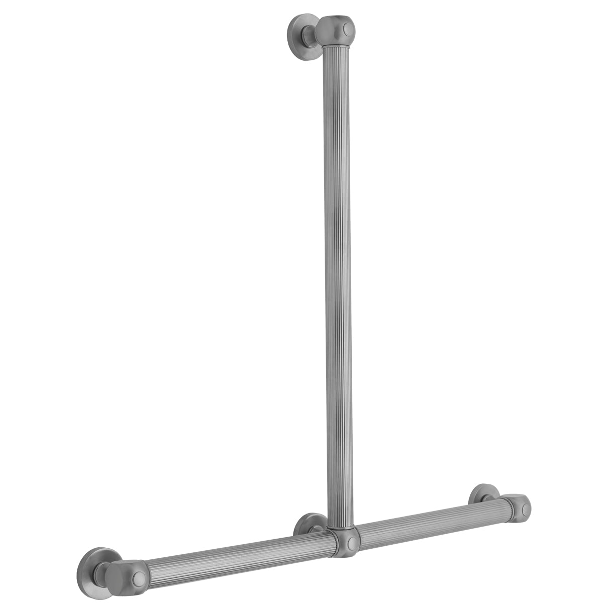 Jaclo T71-24H-24W T71 Reeded Transitional 24H X 24W T Grab Bar - Parent