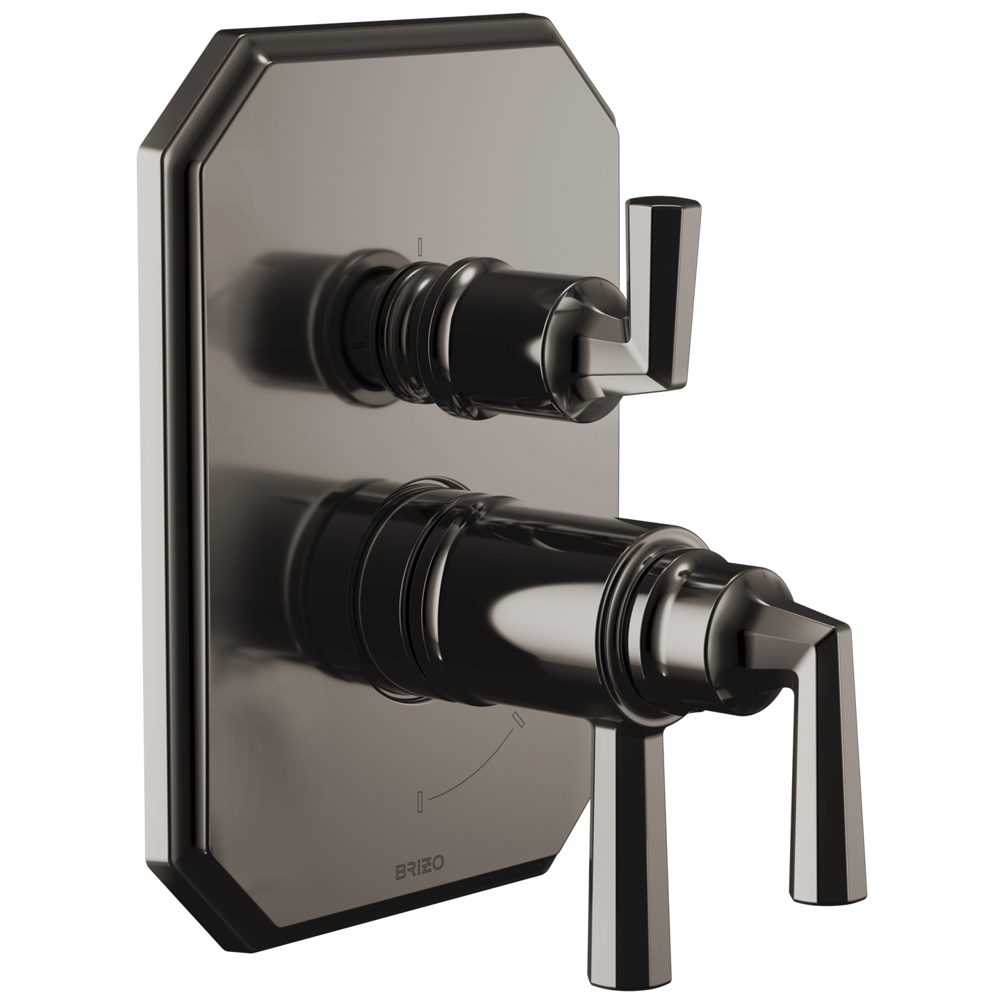 Brizo T75565 Beauclere TempAssure Thermostatic Valve with Integrated 3-Function Diverter Trim - Parent