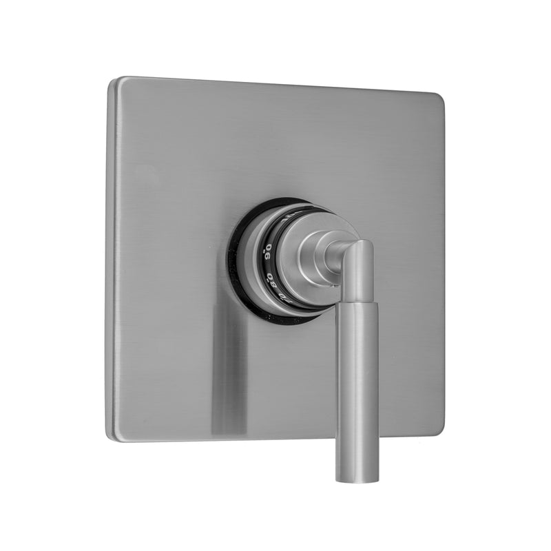 Jaclo T759-TRIM Square Plate With Hub Base Lever Trim For Thermostatic Valves - Parent