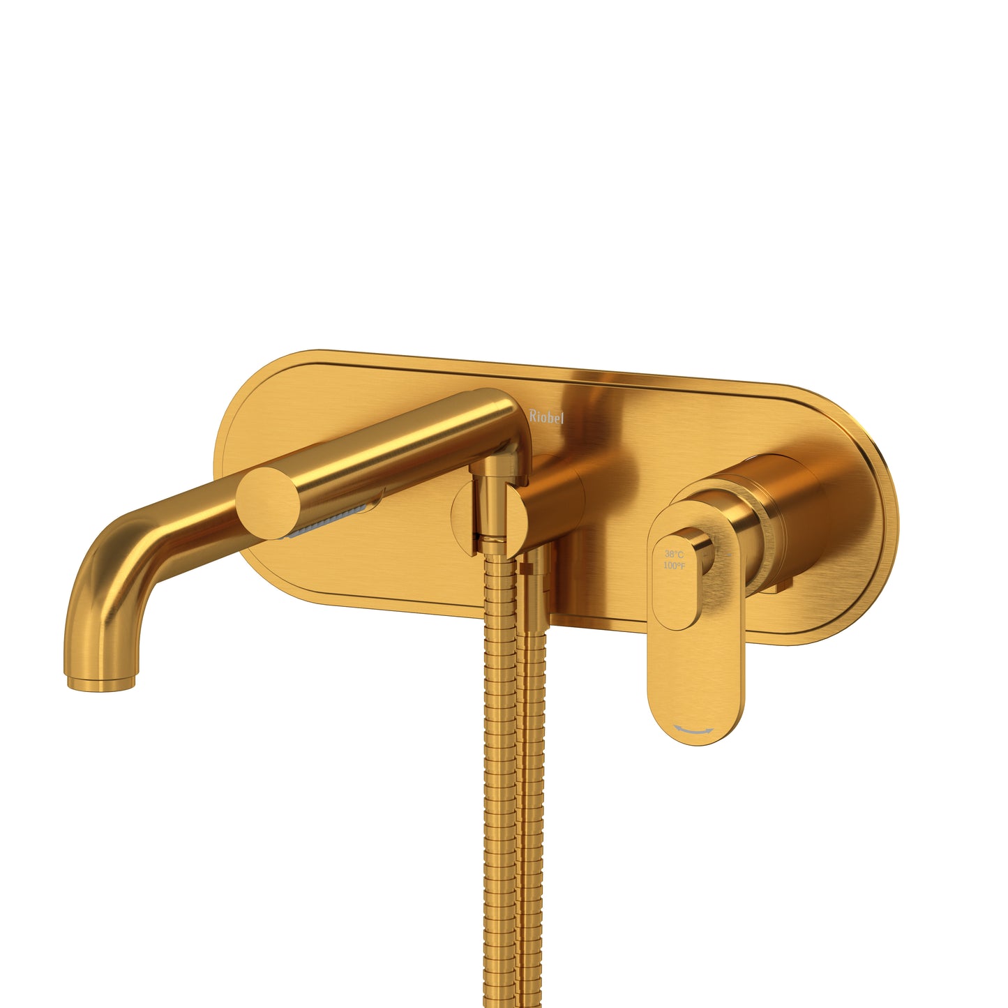 Riobel TAA21 Arca Wall Mount Thermostatic/Pressure Balance Tub Filler Trim - Parent