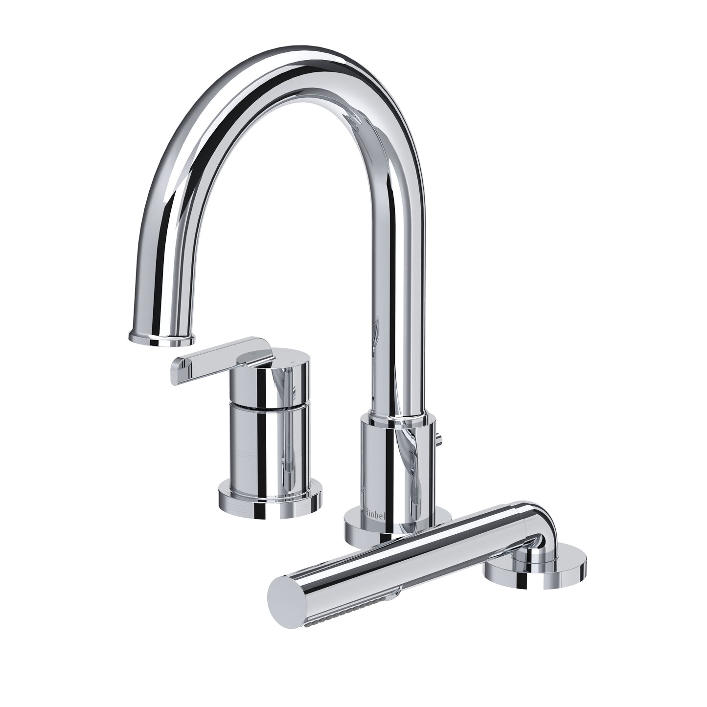 Riobel TAU10 Authentica 3-Hole Deck Mount Tub Filler Trim