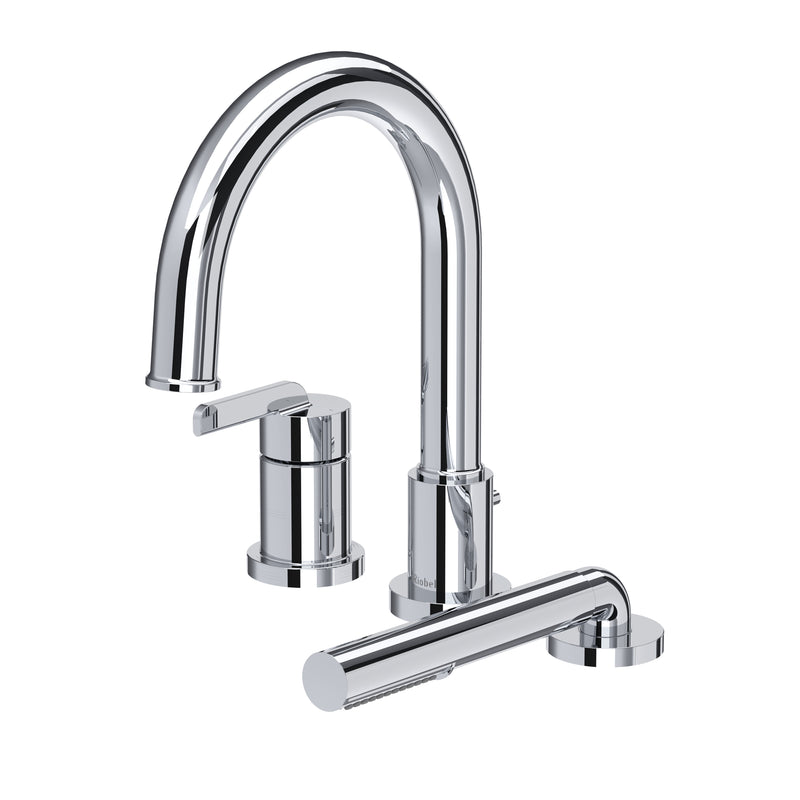 Riobel TAU10 Authentica 3-Hole Deck Mount Tub Filler Trim