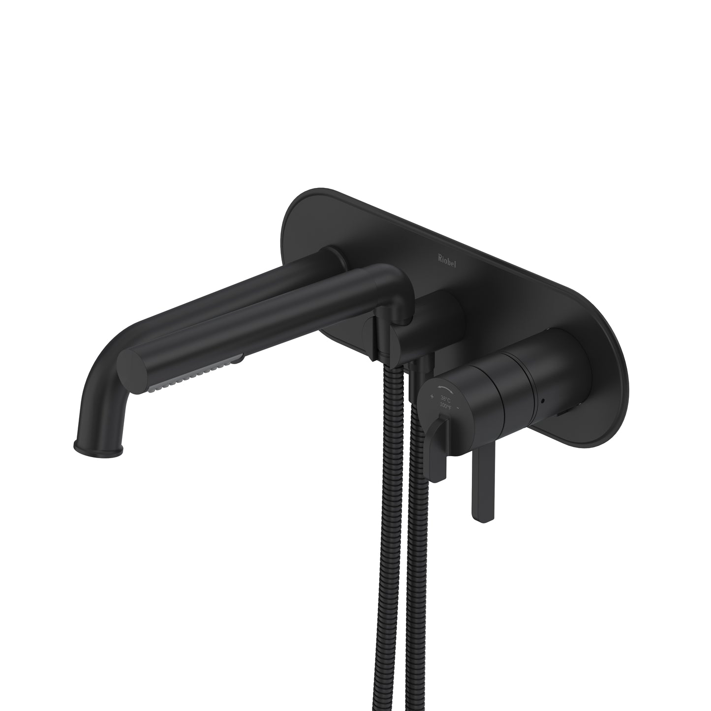 Riobel TAU21 Authentica Wall Mount Thermostatic/Pressure Balance Tub Filler Trim - Parent
