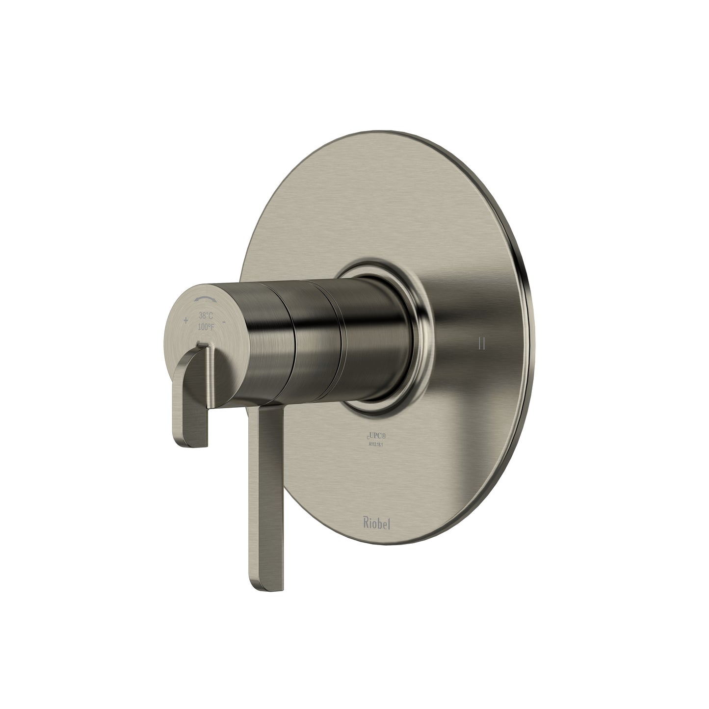 Riobel TAU44 Authentica 1/2" Therm & Pressure Balance Trim With 2 Functions