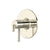 Riobel TAU44 Authentica 1/2" Therm & Pressure Balance Trim With 2 Functions