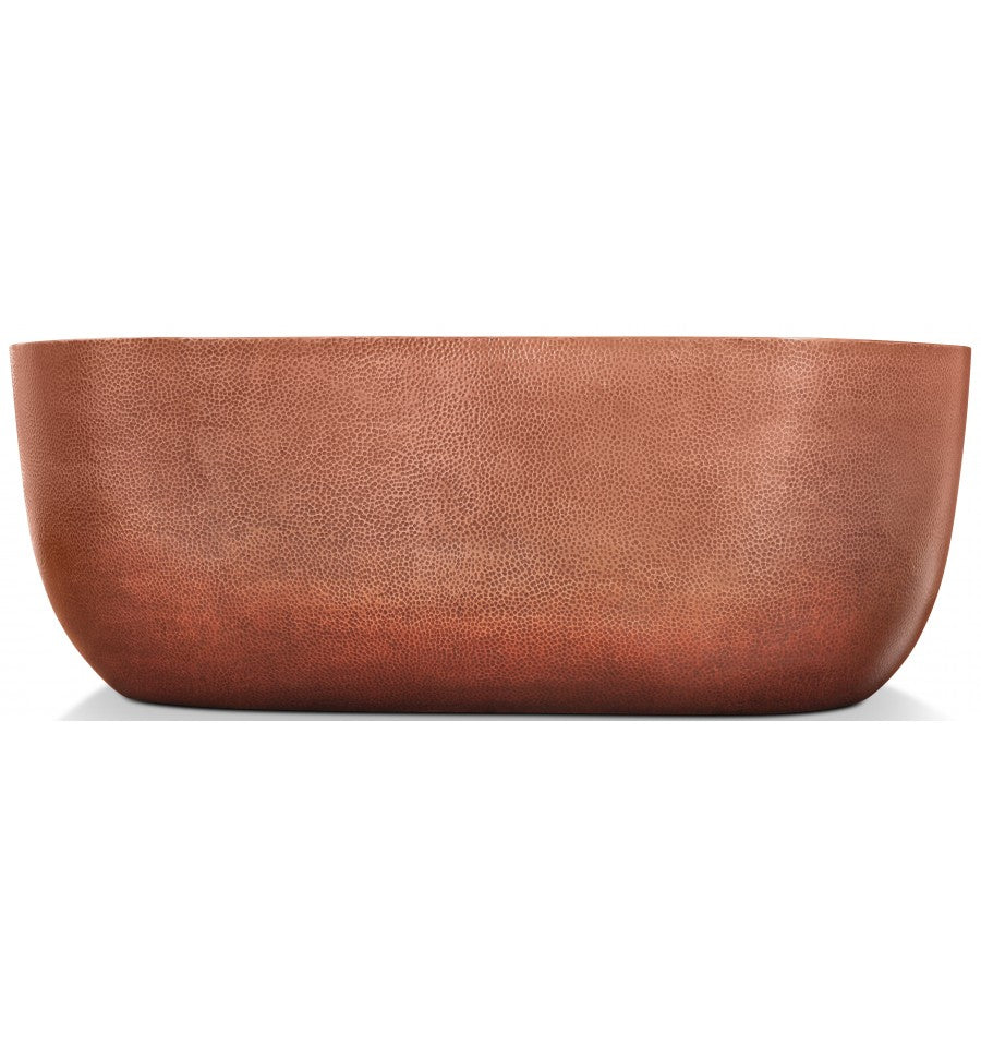 Thompson Traders TBT-6960-DW Caladonia Oval Tub 69" Copper Soaking Tub for Freestanding Medium Antique