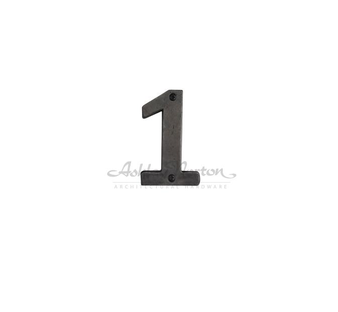 Ashley Norton TC.165 1 4" Numeral - 1 - Distressed Black