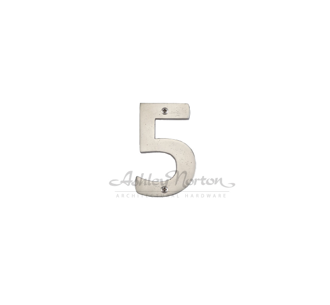 Ashley Norton TC.166 5 6" Numeral - 5 - Distressed Black