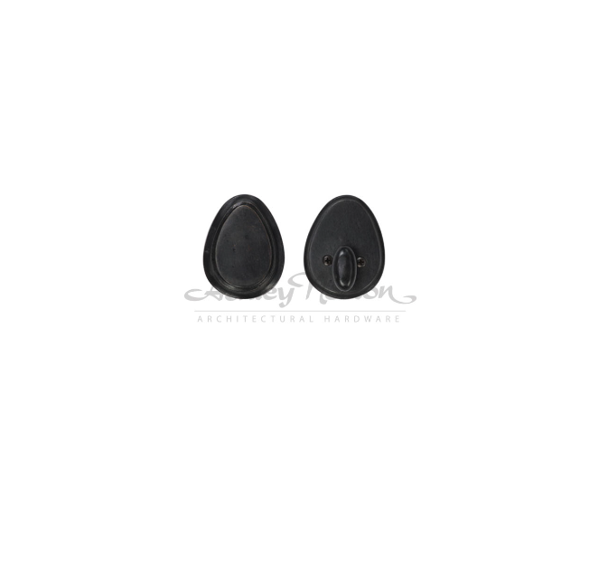 Ashley Norton TC.4140-234 Single Deadbolt Oval - Distressed Black