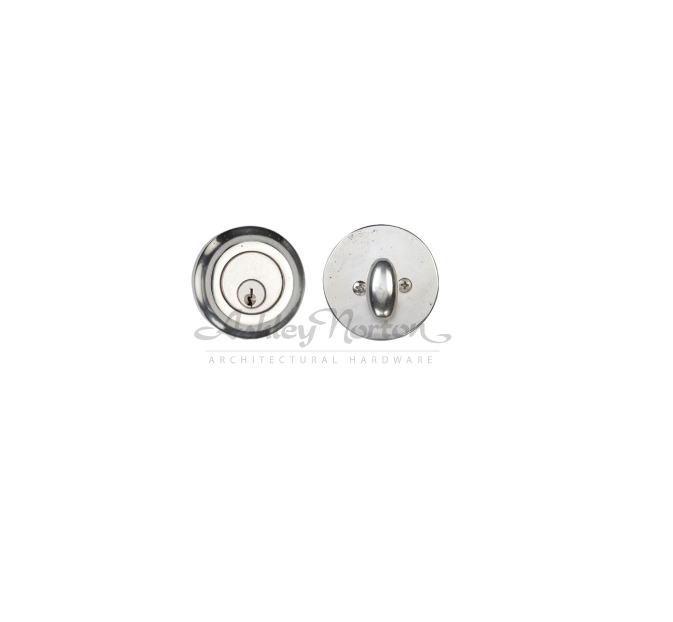 Ashley Norton TC.4190 Deadbolt With Oval Thumbturn - Distressed Black