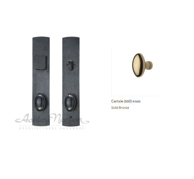 Ashley Norton TC.CVLES.660.50-234 Carlisle Entry - Distressed Black