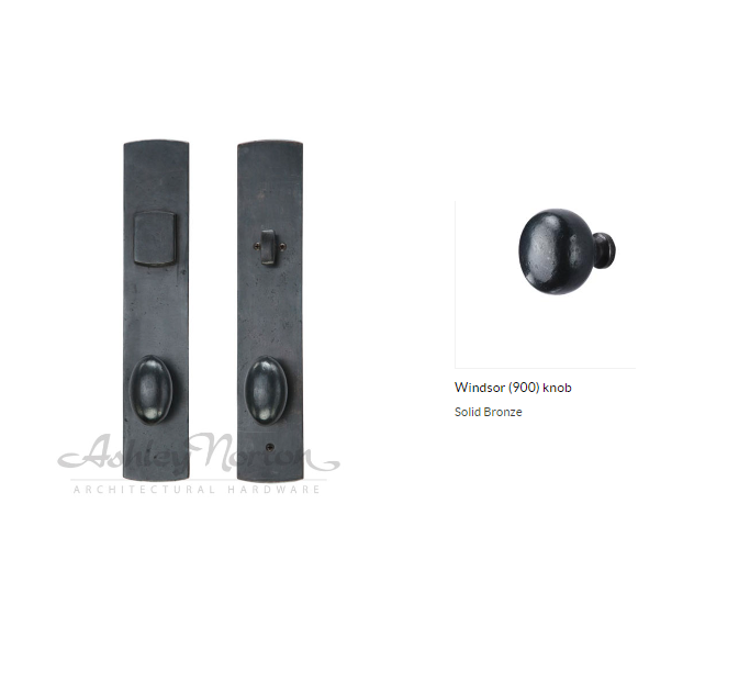 Ashley Norton TC.CVLES.900.50-234 Windsor Entry - Distressed Black