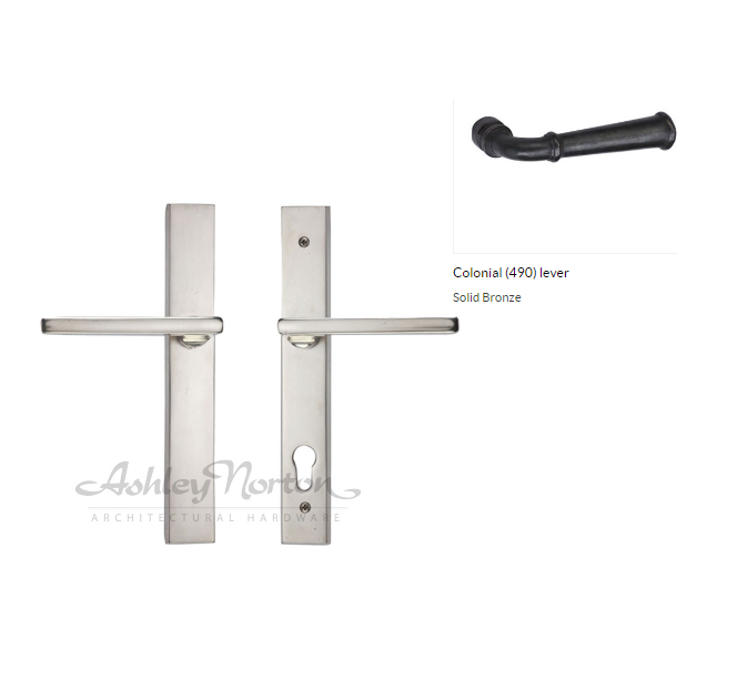 Ashley Norton TC.MDEU4.490.57.L Colonial Euro entry - Distressed Black