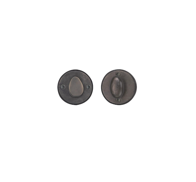 Ashley Norton TC.RS587 Round Privacy Bolt - Distressed Black