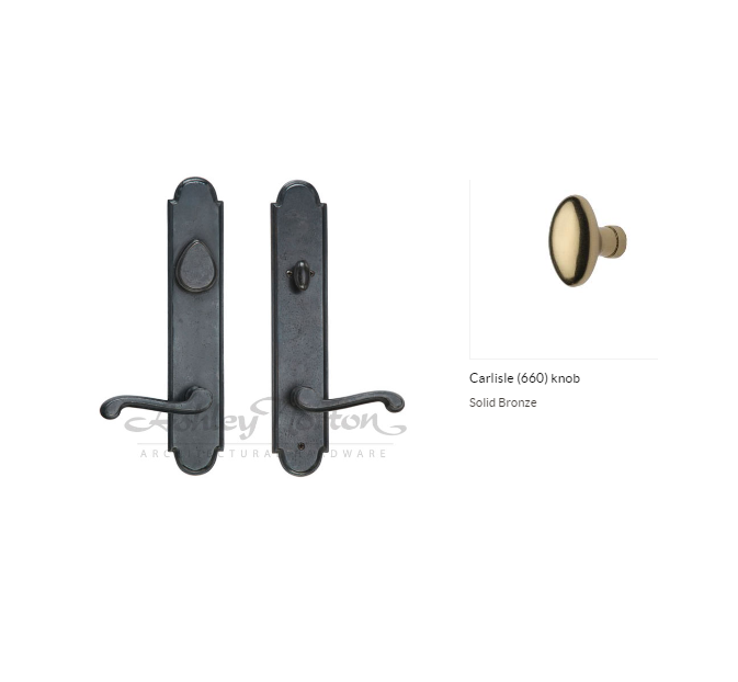 Ashley Norton TC.SPLES.660.50-238 Carlisle Entry - Distressed Black