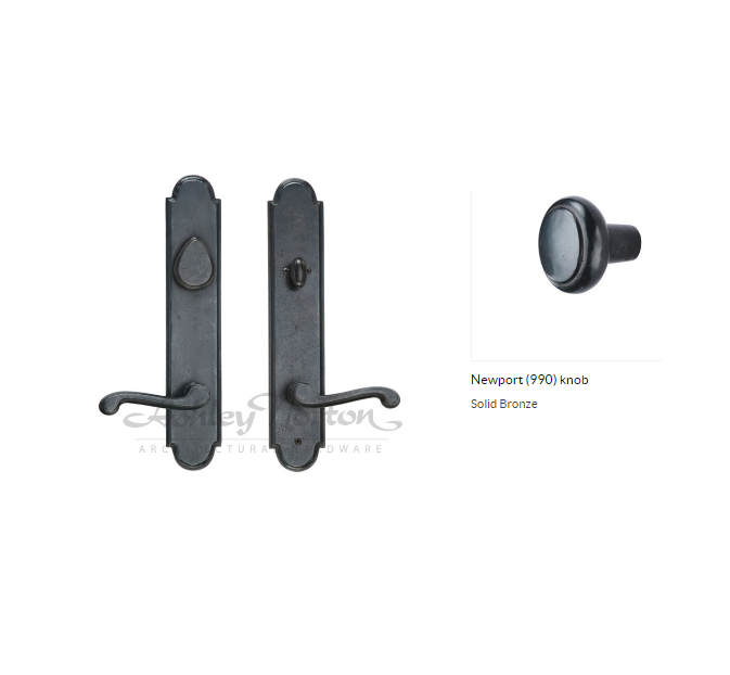 Ashley Norton TC.SPLES.990.50-234 Newport Entry - Distressed Black