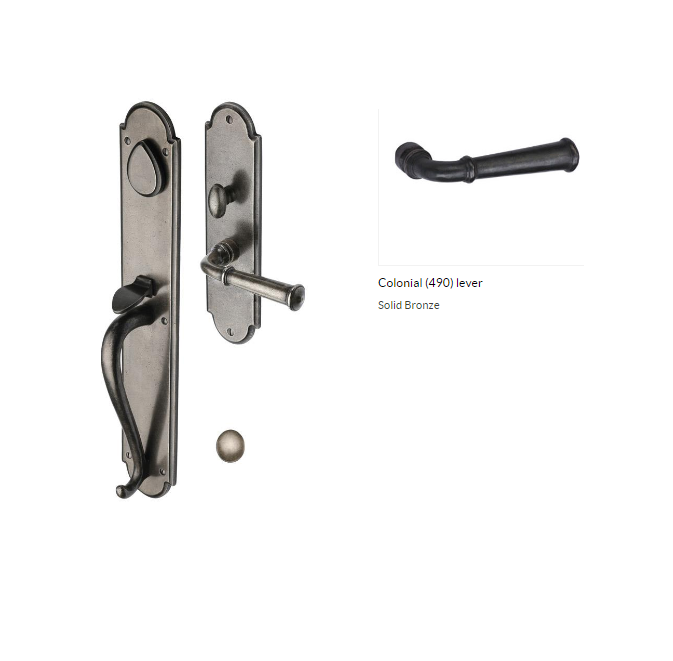 Ashley Norton TC.SPSGL.490.10.R Colonial GxL Entry - Distressed Black