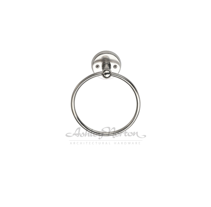 Ashley Norton TC.SQ100 Towel Ring - Distressed Black