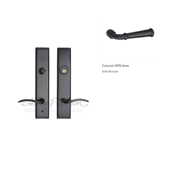 Ashley Norton TC.SQLES.490.50.R-238 Colonial Entry - Distressed Black