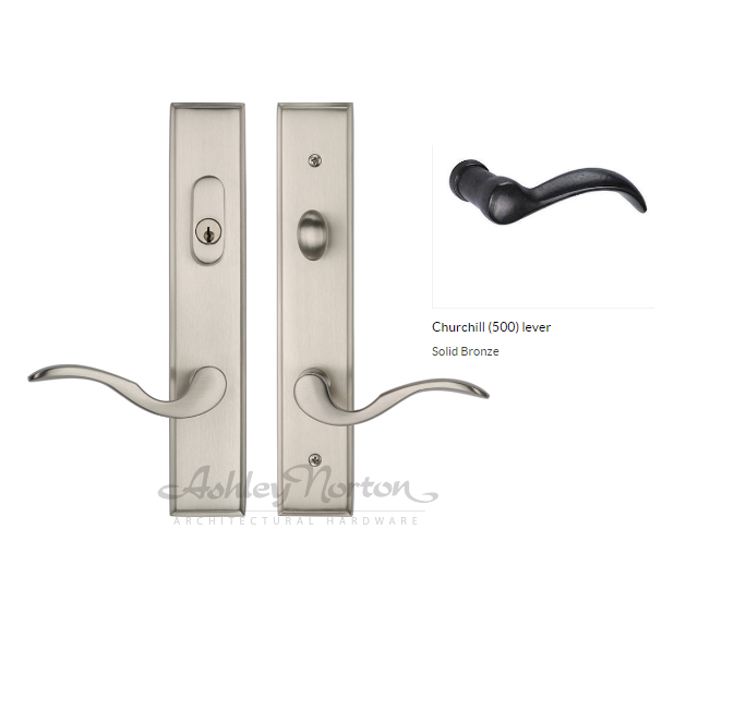 Ashley Norton TC.SQMR4.500.55.L Churchill Ashland Entry - Distressed Black