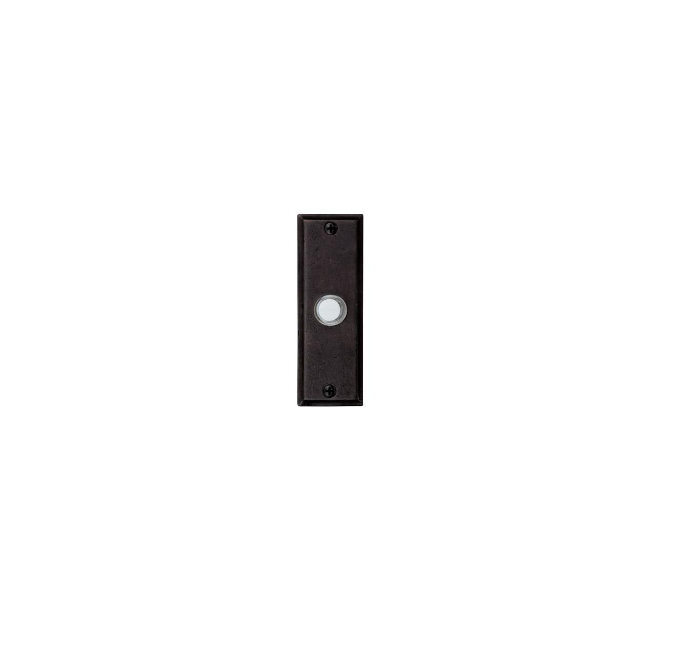 Ashley Norton TC.SQNE1180 SQNE Bell Push (1.5" X 4.5") - Distressed Black