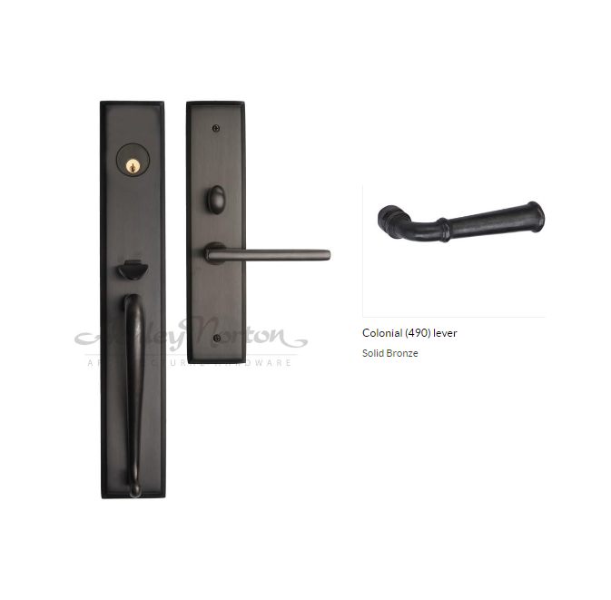 Ashley Norton TC.SQSGL.490.10.L Colonial GxL Entry - Distressed Black
