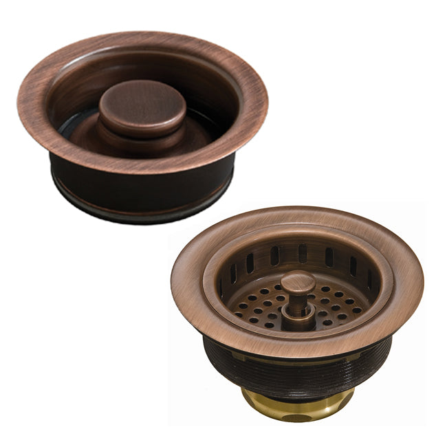 Thompson Traders KDU-3120AH Monterosso Renovation Kitchen Double Bowl Hand Hammered Copper Antique Copper