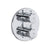 Riobel TEDTM46 Edge 3/4" Therm & Pressure Balance Trim With 6 Functions