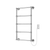 Artos TEM09255P Empire 36" x 22" Plug-In Heated Towel Rail