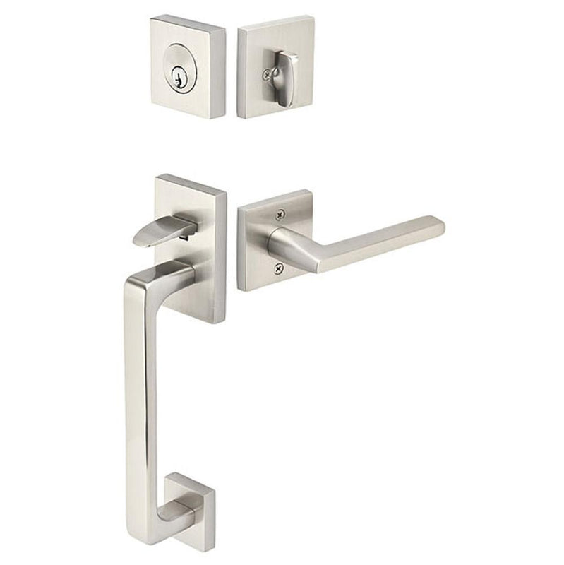 Emtek 4830SQU Double Cyl , Baden Tub Entry , Square Knob - Parent