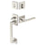 Emtek 4820SQU Single Cyl , Baden Tub Entry , Square Knob - Parent