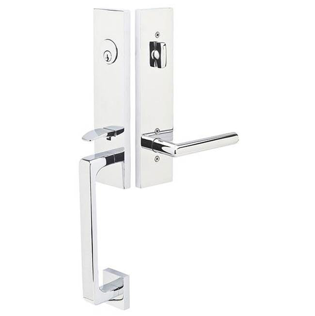 Emtek 4828LURH Double Cyl , Davos Tub Entry , Luzern Lever , RH - Parent