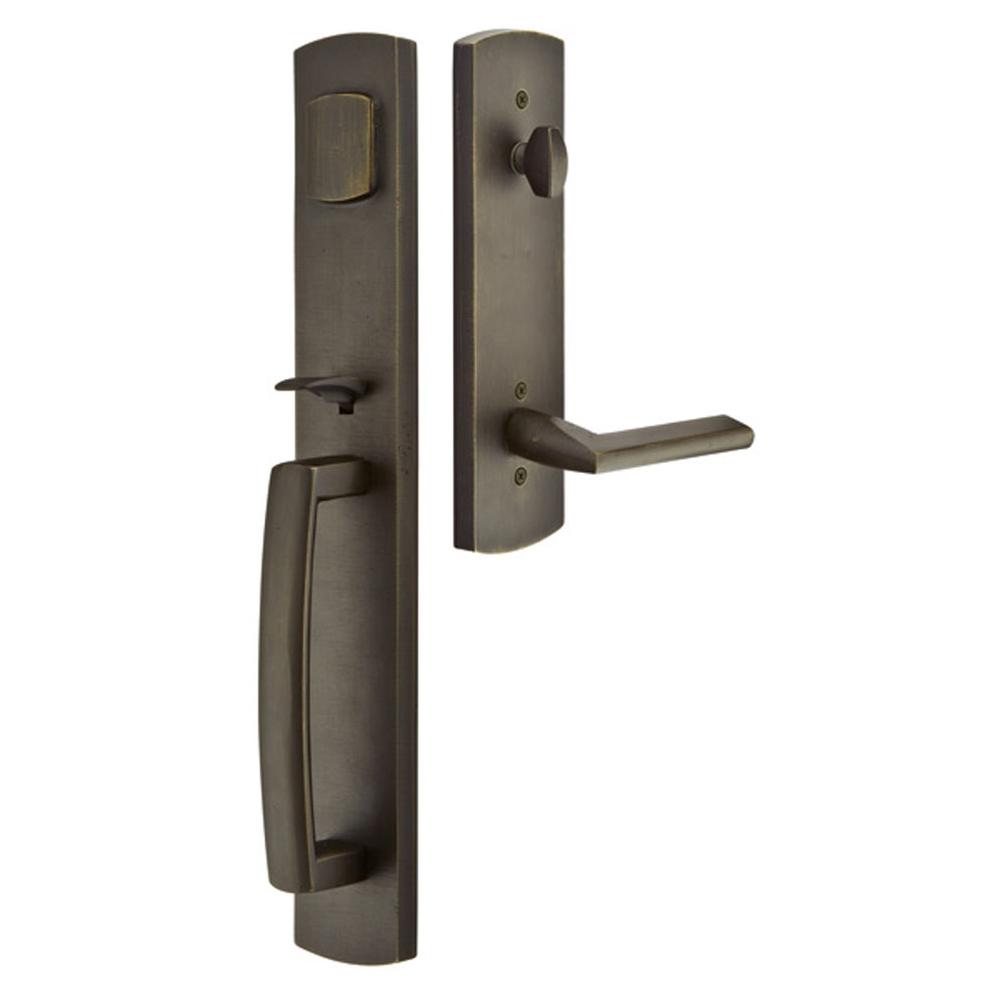 Emtek 451923CDLH Single Cyl , Brighton Tub Entry , Cody Lever , LH - Parent