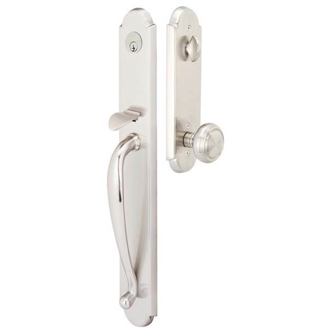 Emtek 4314RLLH Single Cyl , Wilmington Tub Entry , Rope Lever , LH - Parent