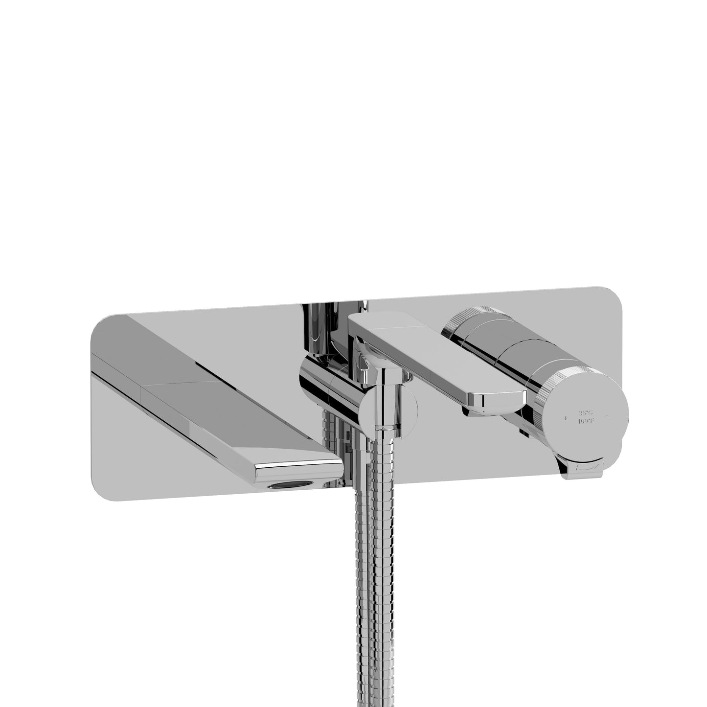Riobel TFR21 Fresk Wall Mount Thermostatic/Pressure Balance Tub Filler Trim