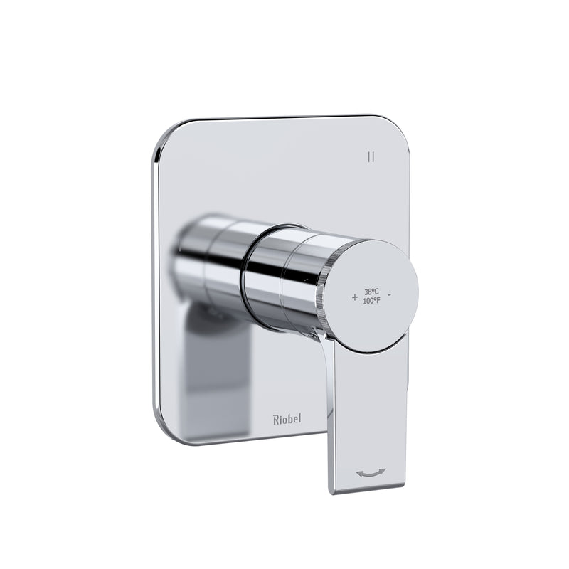 Riobel TFR45 Fresk 1/2" Therm & Pressure Balance Trim With 5 Functions