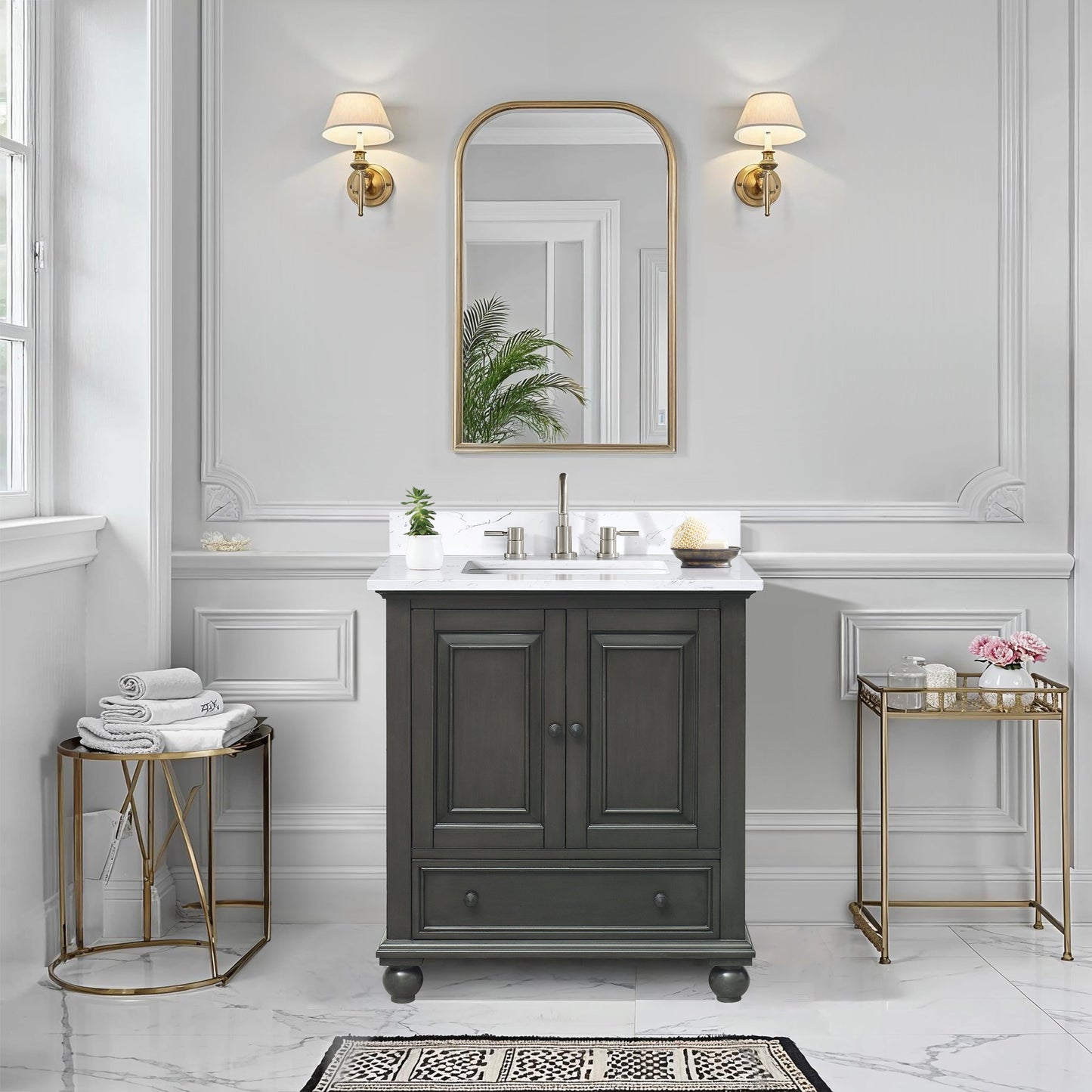 Avanity Thompson Single Sink Bathroom Vanity with Top - Parent