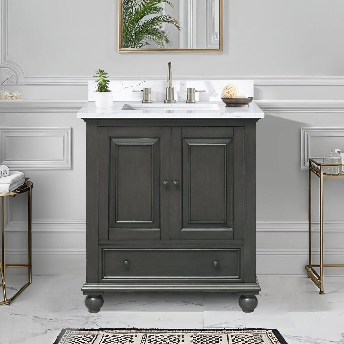 Avanity Thompson Single Sink Bathroom Vanity with Top - Parent