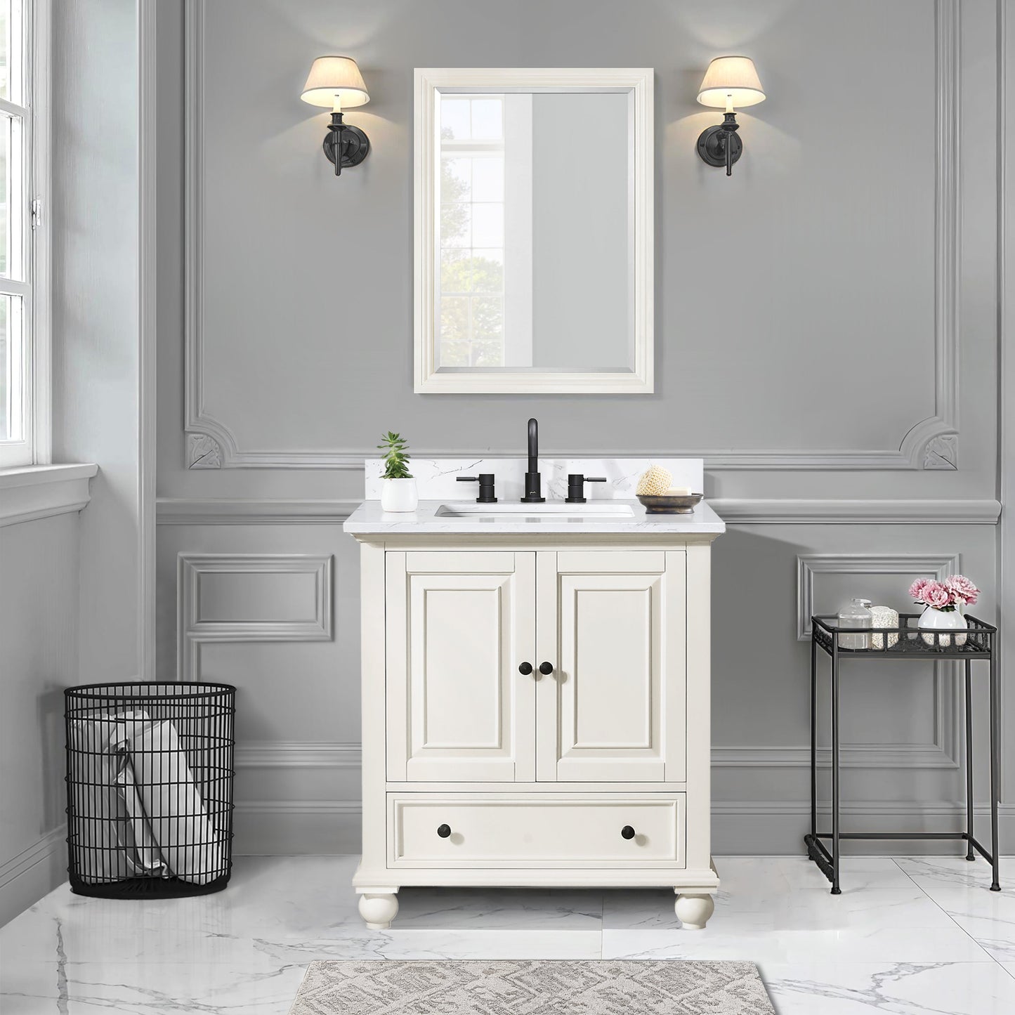 Avanity Thompson Single Sink Bathroom Vanity with Top