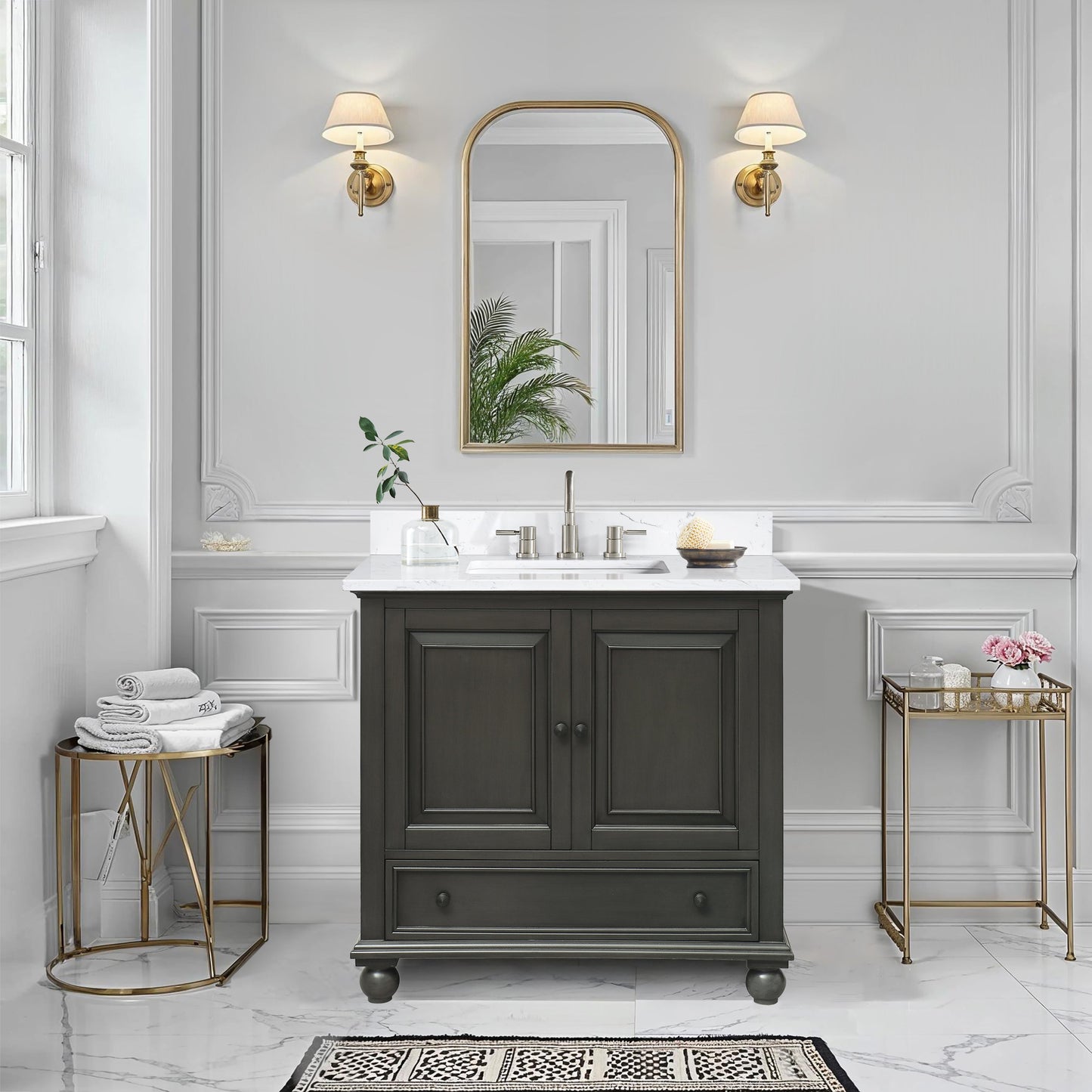 Avanity Thompson Single Sink Bathroom Vanity with Top