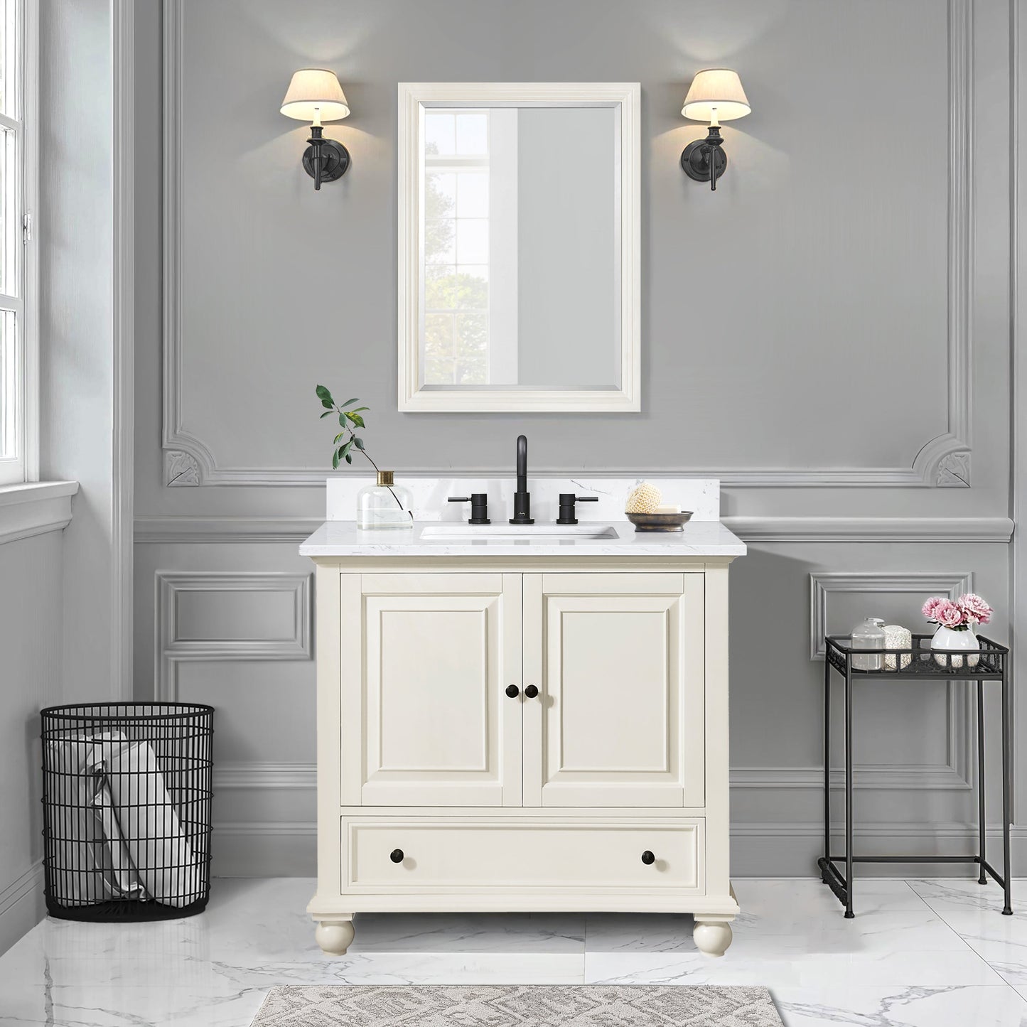 Avanity Thompson Single Sink Bathroom Vanity with Top