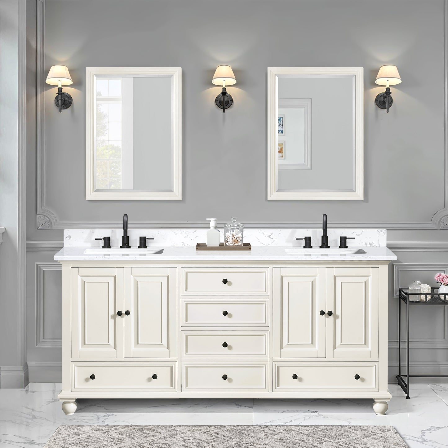 Avanity Thompson Double Sink Bathroom Vanity with Top